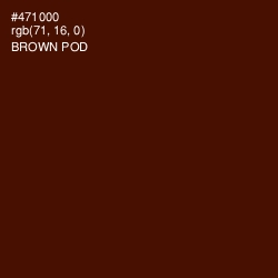#471000 - Brown Pod Color Image