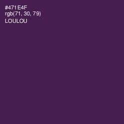 #471E4F - Loulou Color Image