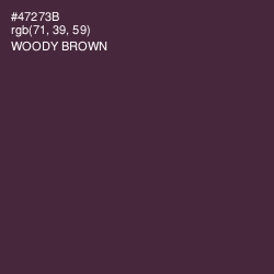 #47273B - Woody Brown Color Image