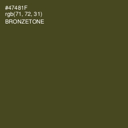 #47481F - Bronzetone Color Image