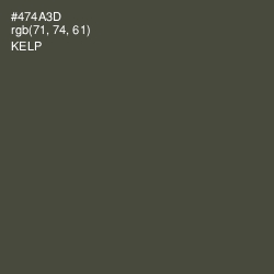 #474A3D - Kelp Color Image