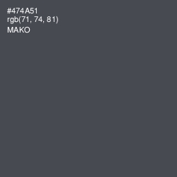 #474A51 - Mako Color Image