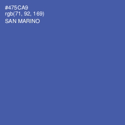 #475CA9 - San Marino Color Image