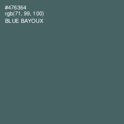 #476364 - Blue Bayoux Color Image