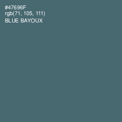 #47696F - Blue Bayoux Color Image