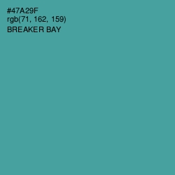 #47A29F - Breaker Bay Color Image