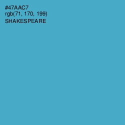 #47AAC7 - Shakespeare Color Image
