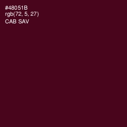 #48051B - Cab Sav Color Image