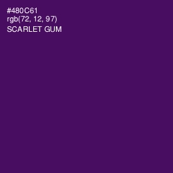 #480C61 - Scarlet Gum Color Image