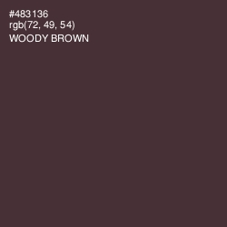 #483136 - Woody Brown Color Image