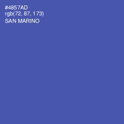 #4857AD - San Marino Color Image