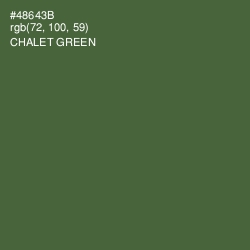 #48643B - Chalet Green Color Image