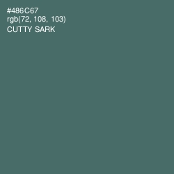 #486C67 - Cutty Sark Color Image