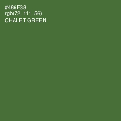 #486F38 - Chalet Green Color Image