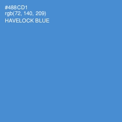 #488CD1 - Havelock Blue Color Image