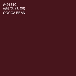 #49151C - Cocoa Bean Color Image