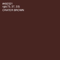 #492521 - Crater Brown Color Image