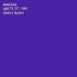 #4925A6 - Daisy Bush Color Image