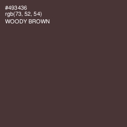 #493436 - Woody Brown Color Image