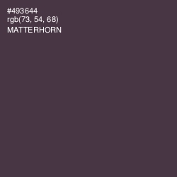 #493644 - Matterhorn Color Image