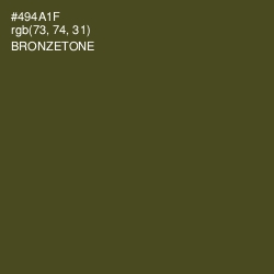 #494A1F - Bronzetone Color Image