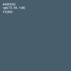 #495E6C - Fiord Color Image