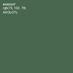 #49664F - Axolotl Color Image