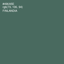 #496A5E - Finlandia Color Image