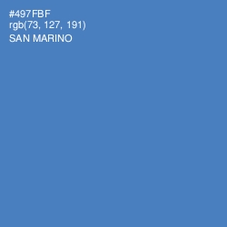 #497FBF - San Marino Color Image