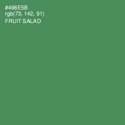 #498E5B - Fruit Salad Color Image