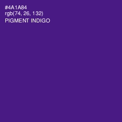#4A1A84 - Pigment Indigo Color Image