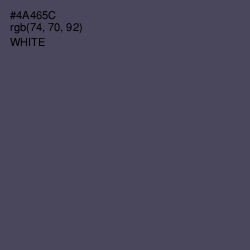 #4A465C - Trout Color Image