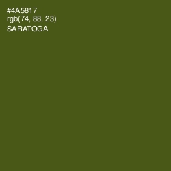 #4A5817 - Saratoga Color Image