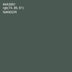 #4A5951 - Nandor Color Image