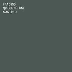 #4A5955 - Nandor Color Image