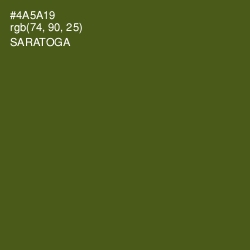 #4A5A19 - Saratoga Color Image