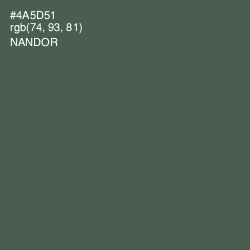 #4A5D51 - Nandor Color Image