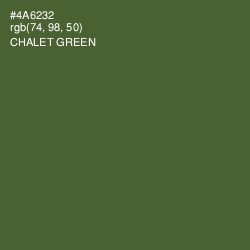 #4A6232 - Chalet Green Color Image