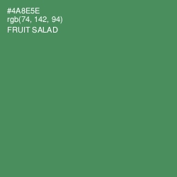 #4A8E5E - Fruit Salad Color Image