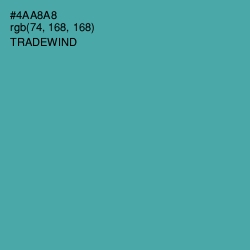 #4AA8A8 - Tradewind Color Image