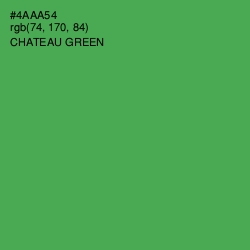 #4AAA54 - Chateau Green Color Image