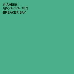 #4AAE89 - Breaker Bay Color Image