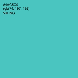 #4AC5C0 - Viking Color Image