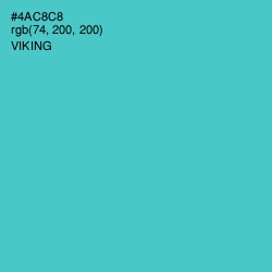 #4AC8C8 - Viking Color Image