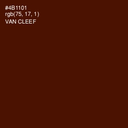 #4B1101 - Van Cleef Color Image