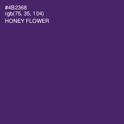 #4B2368 - Honey Flower Color Image