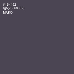 #4B4452 - Mako Color Image