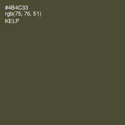 #4B4C33 - Kelp Color Image