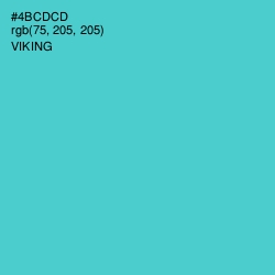 #4BCDCD - Viking Color Image