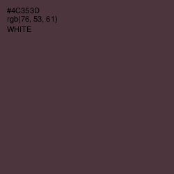 #4C353D - Rock Color Image